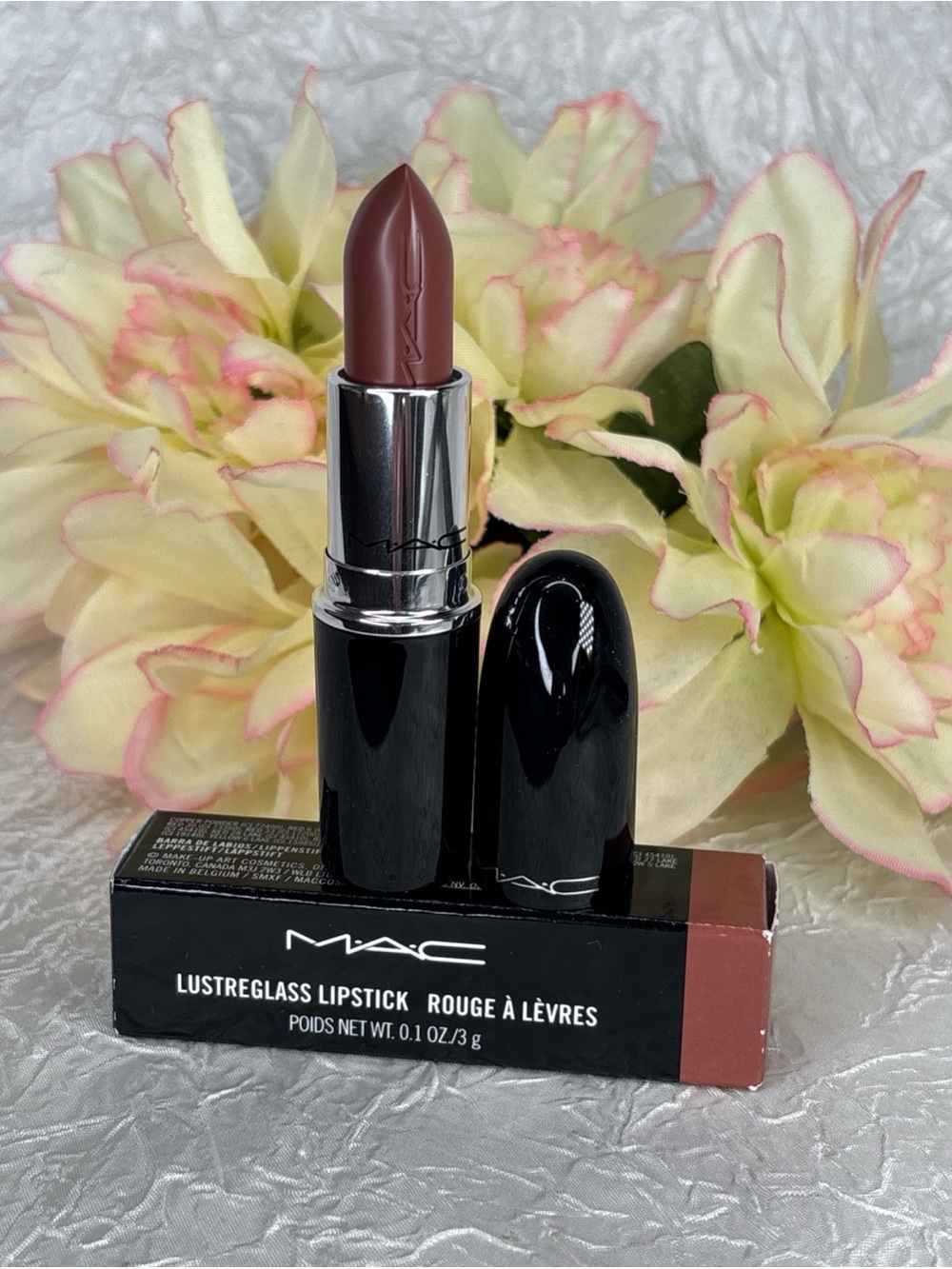MAC Lustreglass Lipstick - 570 Signature Move - Full Size NIB Disc FreeShipping